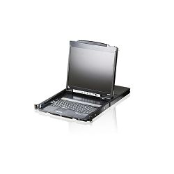 Aten CL5800, PS/2-USB VGA Dual Rail 19" LCD Console with USB Peripheral Support