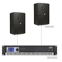 Audio sustav Audac Festa8.2 (Pojačalo SMA350, zvučnici XENO8)
