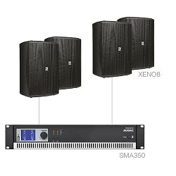Audio sustav Audac Festa8.4 (Pojačalo SMA350, zvučnici XENO8)