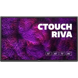 Interaktivni monitor CTOUCH RIVA 86'', 4K UHD, TrueBeam, JBL 80W, OPS slot