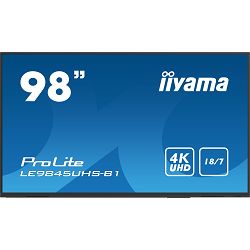 Profesionalni monitor IIYAMA PROLITE LE9845UHS-B1, 98", 4K UHD