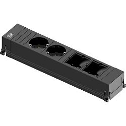 Stolna priključnica Bachmann POWER FRAME; 2x strujna utičnica, 2x priključak