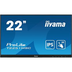 Touchscreen monitor IIYAMA PROLITE T2251MSC-B1, 22", Full HD
