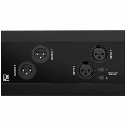 Zidni prespojni panel Audac NWP222/B - 2 x XLR in&out, bluetooth