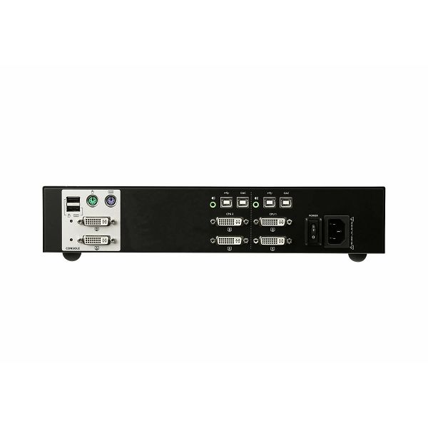 Aten CS1142D, 2-Port USB DVI Dual Display Secure KVM Switch