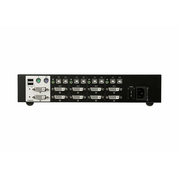 Aten CS1144D, 4-Port USB DVI Dual Display Secure KVM Switch