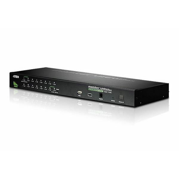 Aten CS1716A, 16-Port PS/2-USB VGA KVM Switch with Daisy-Chain Port and USB Peripheral Support