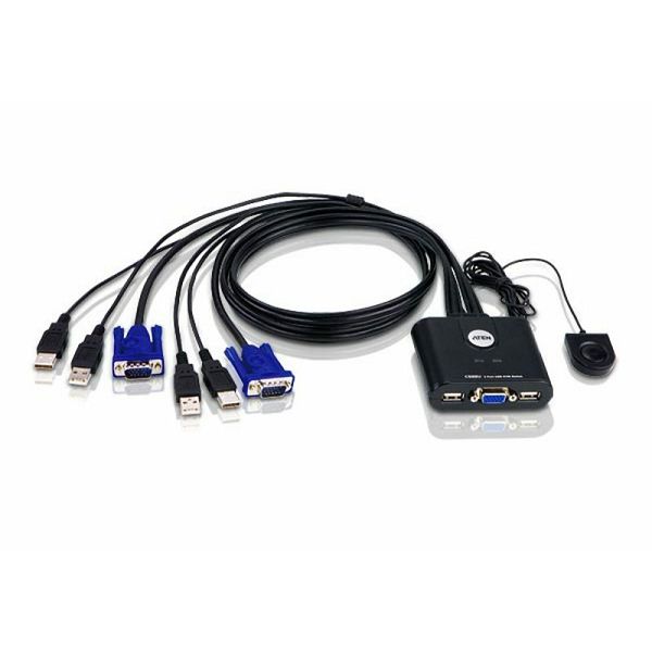 Aten CS22U, 2-Port USB Cable KVM Switch