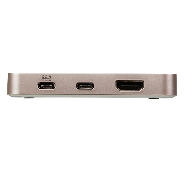 Aten UH3235, USB-C 4K Ultra Mini Dock with Power Pass-through