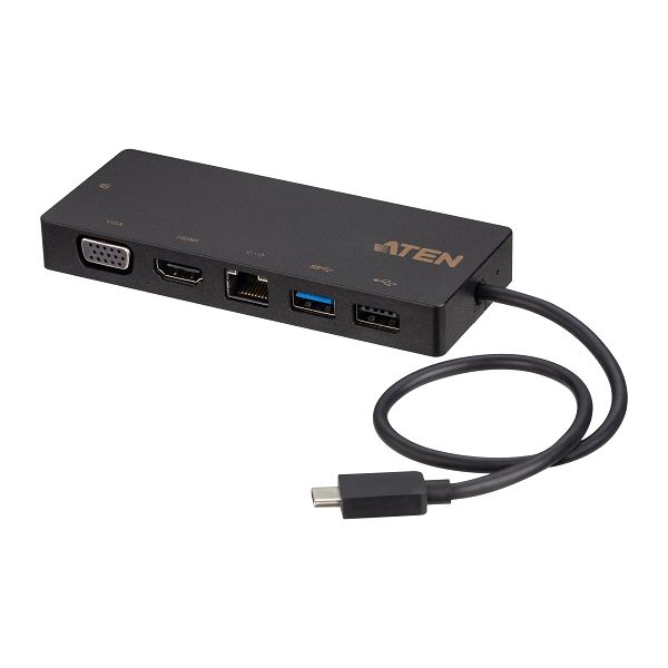 Aten UH3236 USB-C Multiport Mini Dock s Power Pass-Through funkcijom