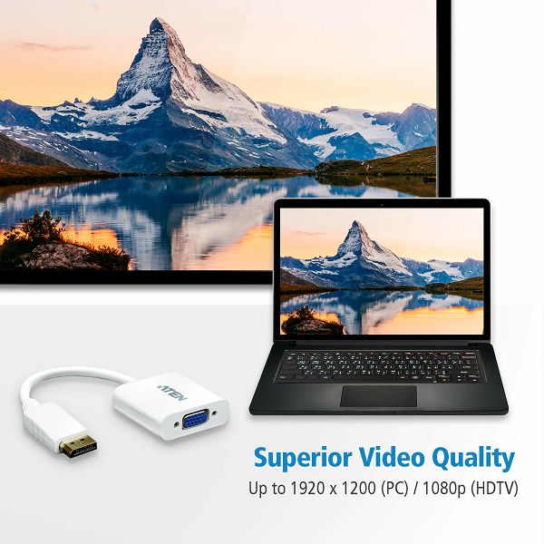 ATEN VC925, DisplayPort to VGA Adapter