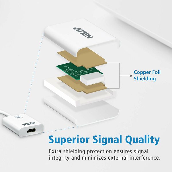 ATEN VC986, DisplayPort to 4K HDMI aktivni adapter