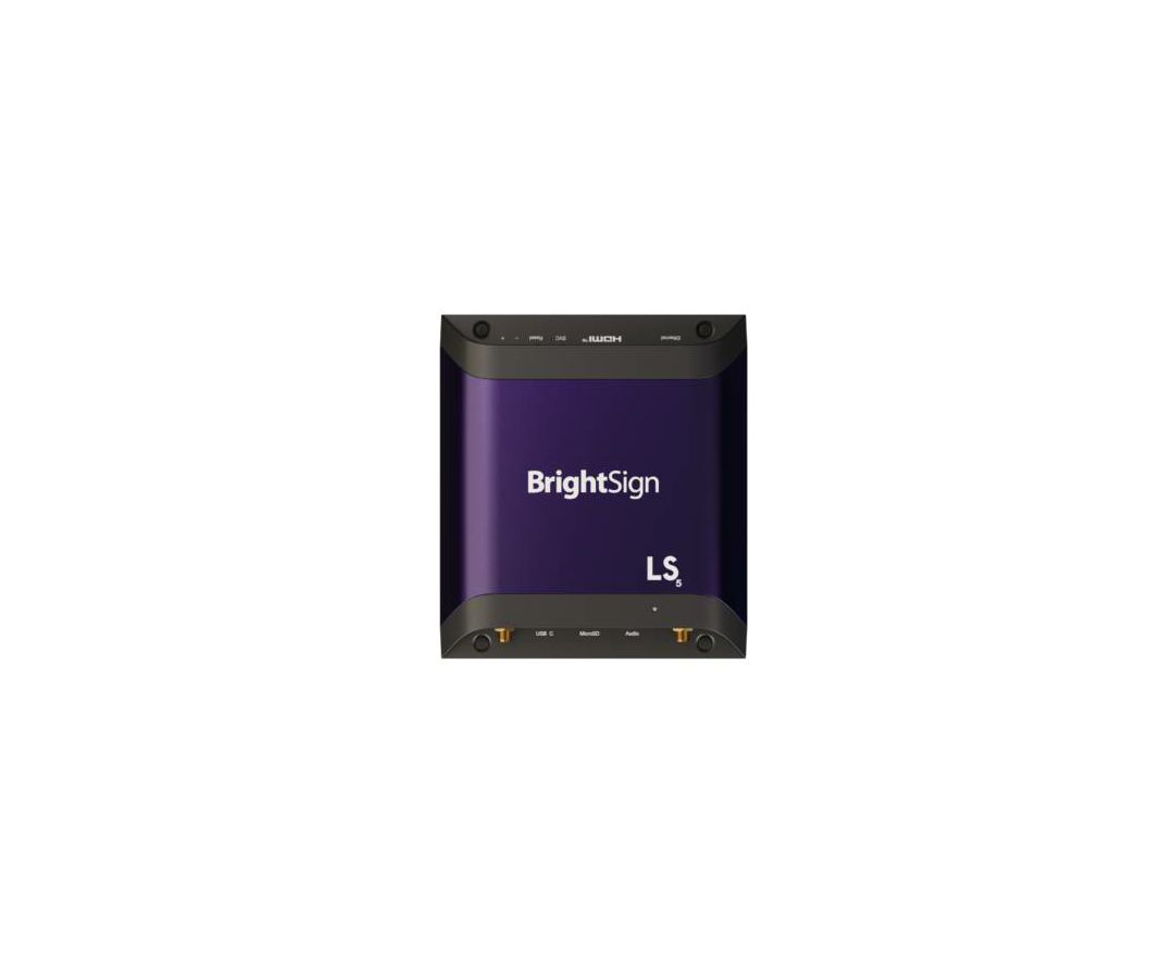 BrightSign LS445 4K, H.265, Full HD and 4K video, HTML5
