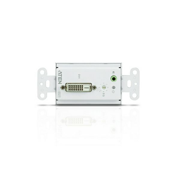 ATEN VE606, DVI Over CAT5 Ekstender Wall Plate W/EU ADP