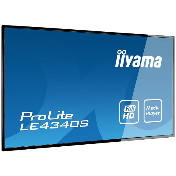 Profesionalni monitor IIYAMA PROLITE  LE4340S-B3, 43", Full HD