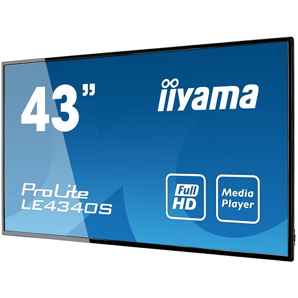 Profesionalni monitor IIYAMA PROLITE  LE4340S-B3, 43", Full HD