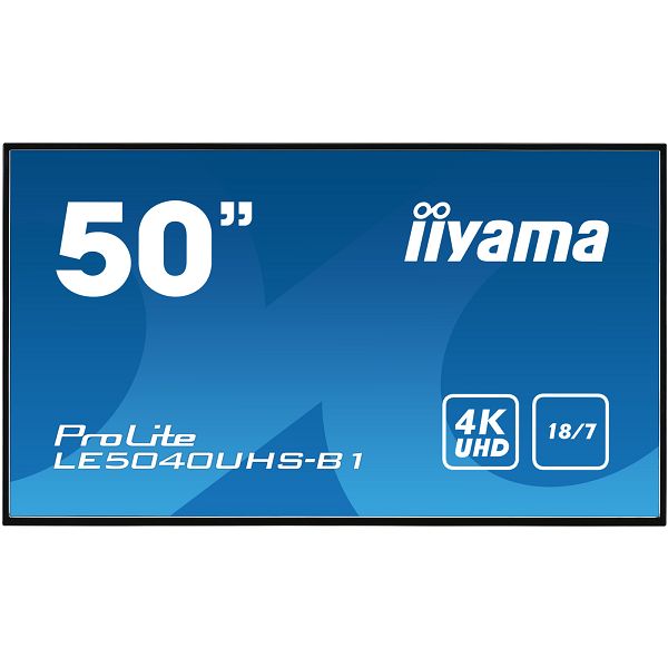 Profesionalni monitor IIYAMA PROLITE LE5041UHS-B1, 50", 4K UHD