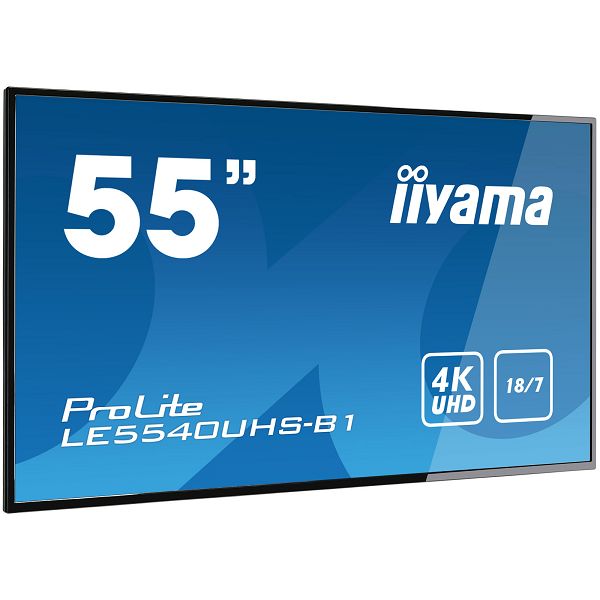 Profesionalni monitor IIYAMA PROLITE LE5541UHS-B1, 55", 4K UHD