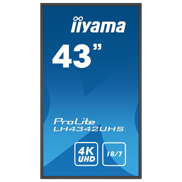 Profesionalni monitor IIYAMA PROLITE LH4342UHS-B3, 43", 4K UHD