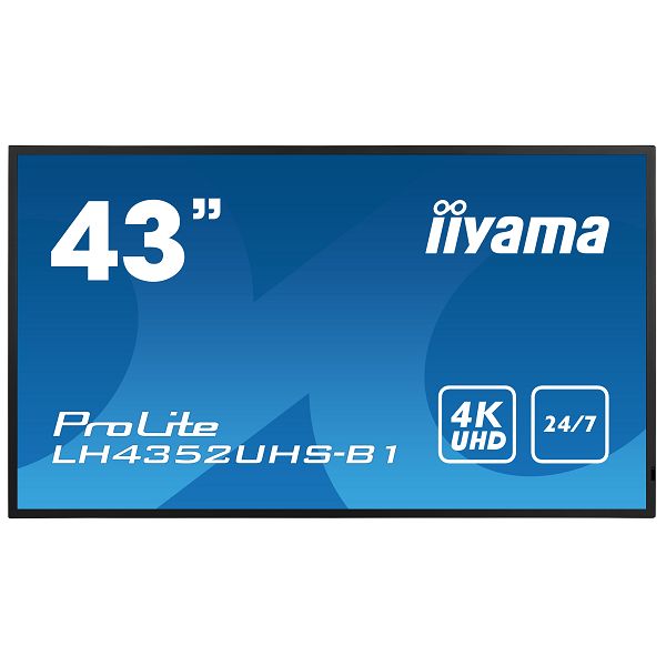 Profesionalni monitor IIYAMA PROLITE LH4352UHS-B1, 43", 4K UHD