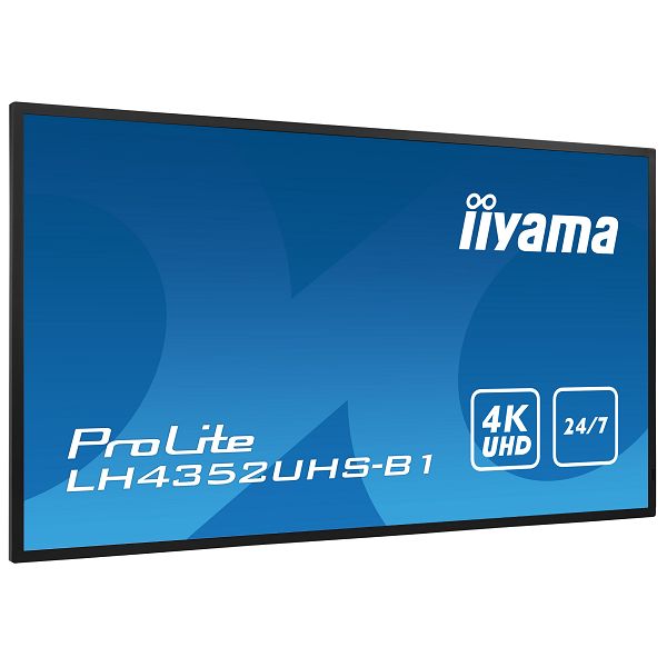 Profesionalni monitor IIYAMA PROLITE LH4352UHS-B1, 43", 4K UHD