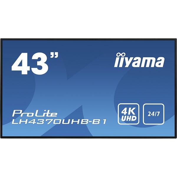 Profesionalni monitor IIYAMA PROLITE LH4370UHB-B1, 43", 4K UHD