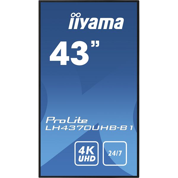 Profesionalni monitor IIYAMA PROLITE LH4370UHB-B1, 43", 4K UHD