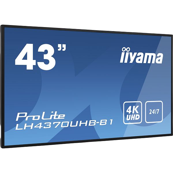 Profesionalni monitor IIYAMA PROLITE LH4370UHB-B1, 43", 4K UHD