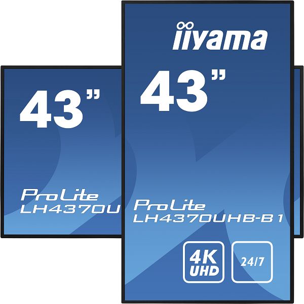 Profesionalni monitor IIYAMA PROLITE LH4370UHB-B1, 43", 4K UHD