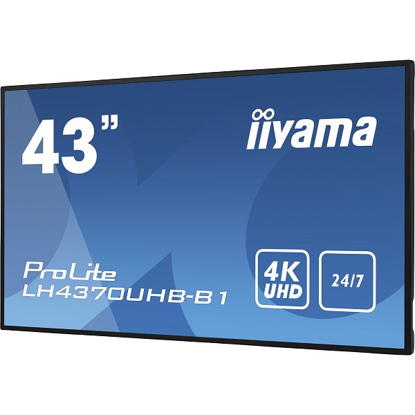 Profesionalni monitor IIYAMA PROLITE LH4370UHB-B1, 43", 4K UHD