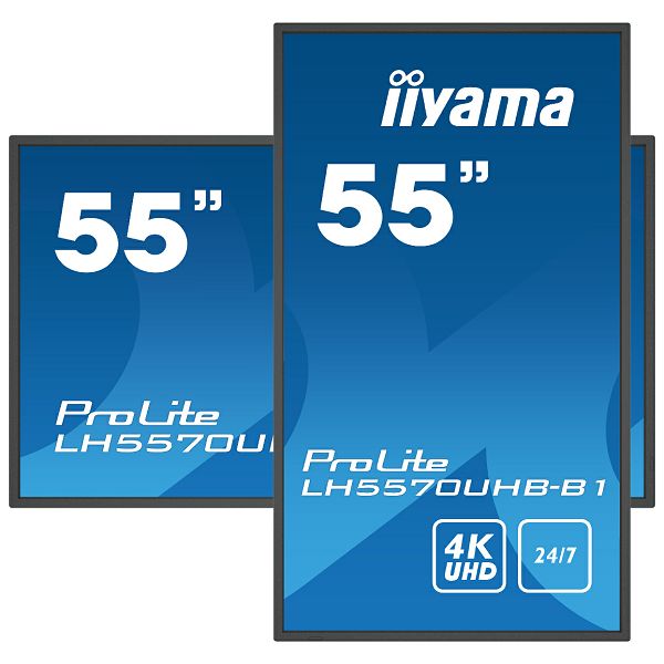 Profesionalni monitor IIYAMA PROLITE LH5570UHB-B1, 55", 4K UHD