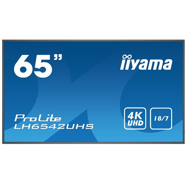 Profesionalni monitor IIYAMA PROLITE LH6542UHS-B3, 65", 4K UHD