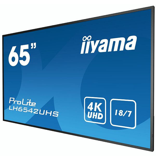Profesionalni monitor IIYAMA PROLITE LH6542UHS-B3, 65", 4K UHD
