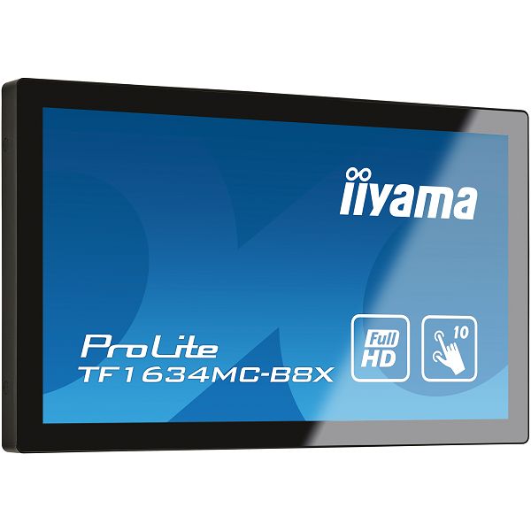 Touchscreen monitor IIYAMA PROLITE TF1634MC-B8X, 15.6", Full HD