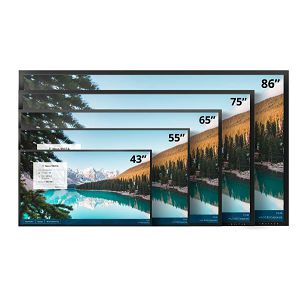 Vivitek NovoDisplay DK433, 43", 4K-UHD, NovoDisplay module, Zidni nosač