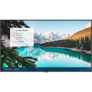 Vivitek NovoDisplay DK653, 65", 4K-UHD, NovoDisplay module, Zidni nosač